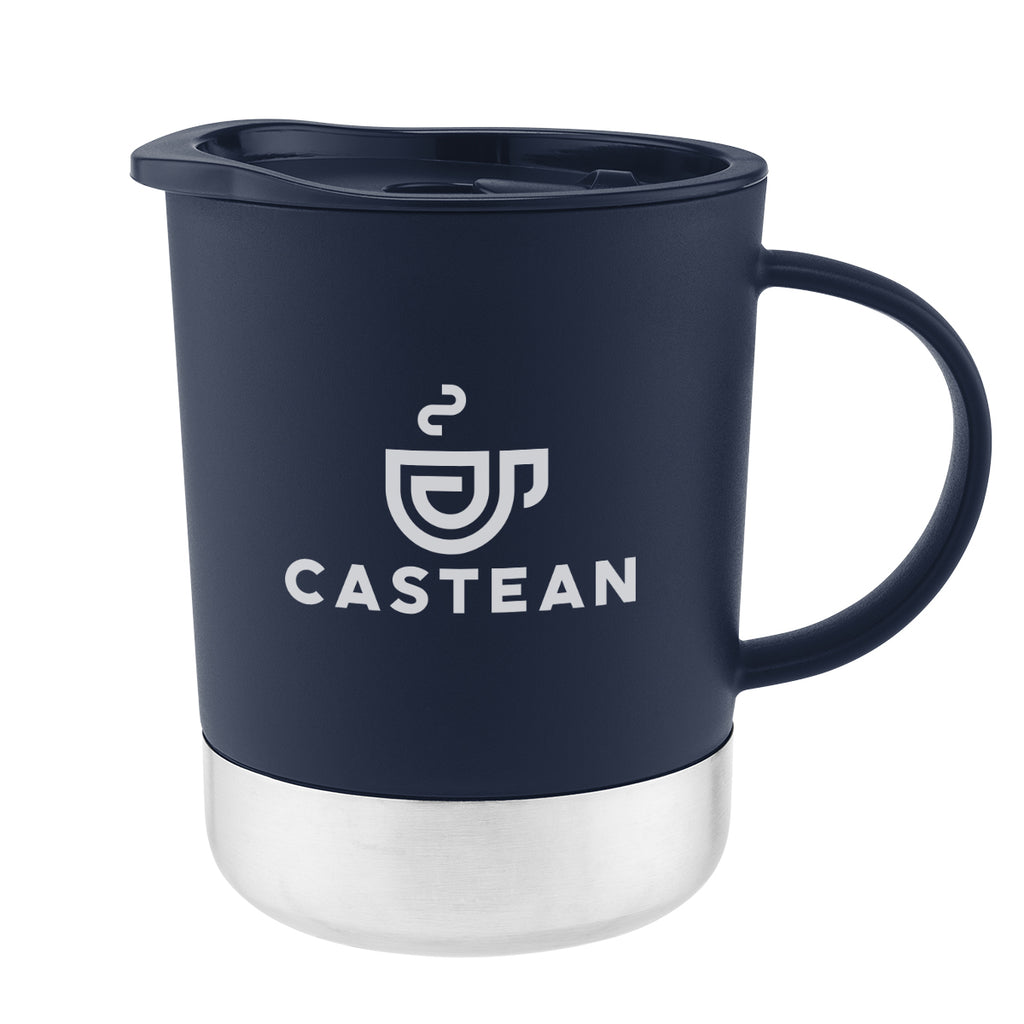 Hendrix Recycled Mug, 11 oz - Navy - Silk Screen