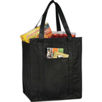 Hercules Insulated Grocery Tote with Heat-Sealed Lining - Black - Photo 3
