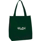 Hercules Insulated Grocery Tote with Heat-Sealed Lining Full Color - Hunter Green - Photo 2