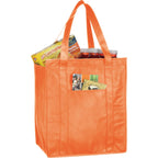 Hercules Insulated Grocery Tote with Heat-Sealed Lining Full Color - Orange - Photo 4