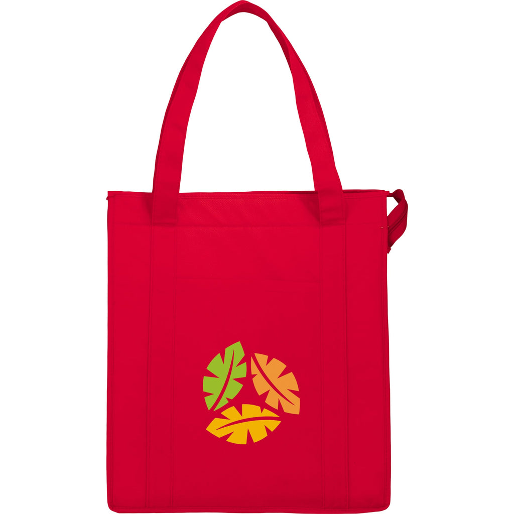 Hercules Insulated Grocery Tote with Heat-Sealed Lining - RED - Photo 2