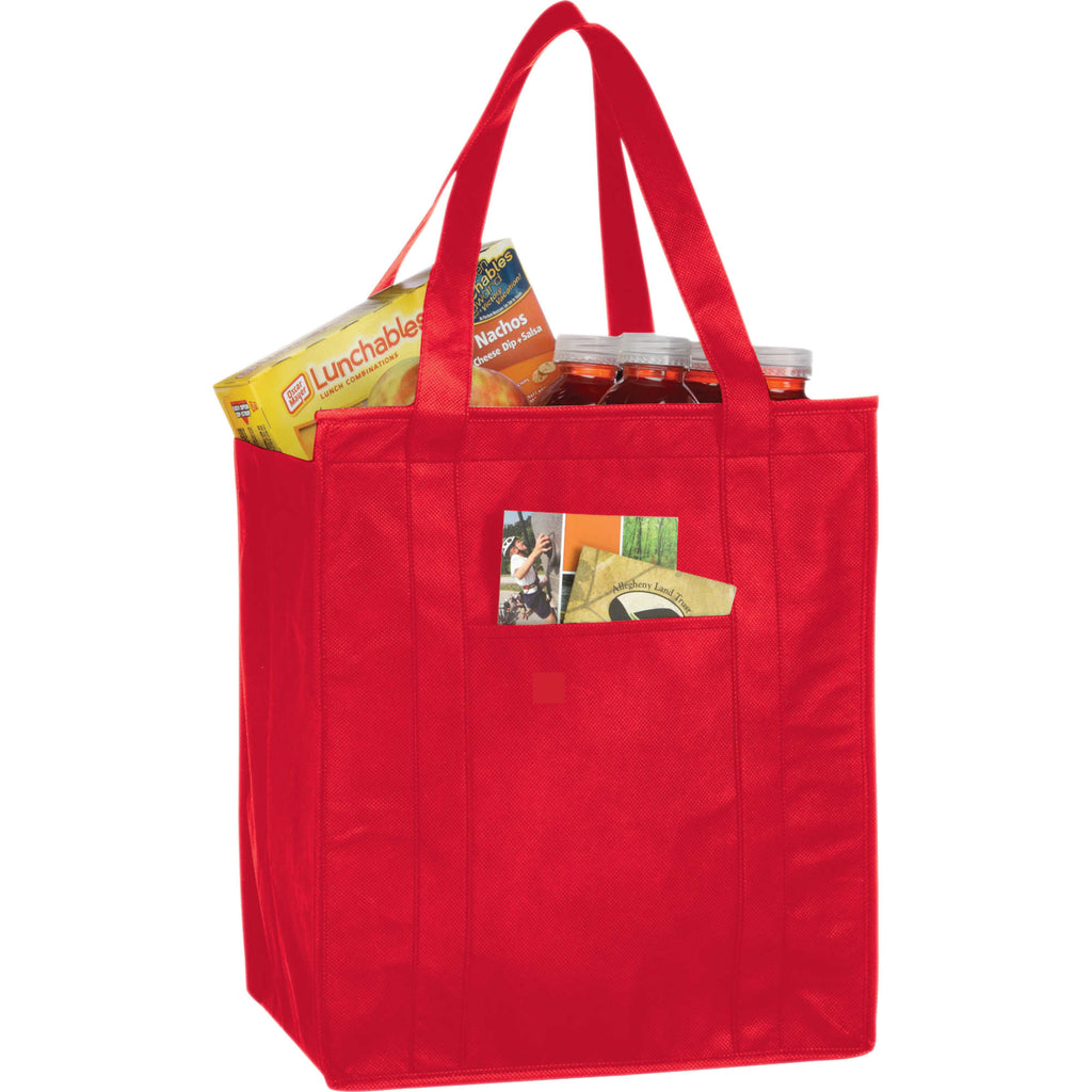Hercules Insulated Grocery Tote with Heat-Sealed Lining - RED - Photo 3