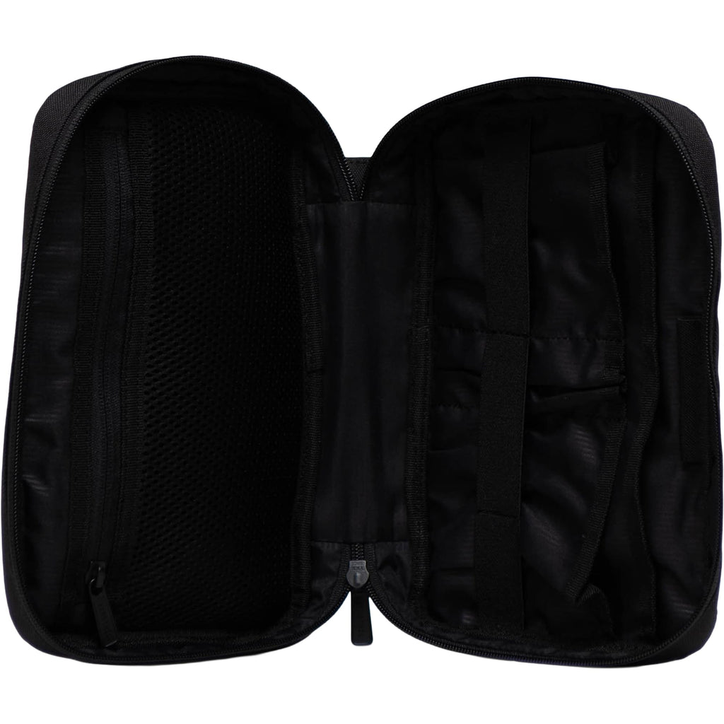 Herschel Burrard Tech Organizer in Recycled Polyester Embroidery - Black - Front 4