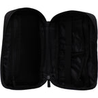 Herschel Burrard Tech Organizer in Recycled Polyester Embroidery - Black - Front 4