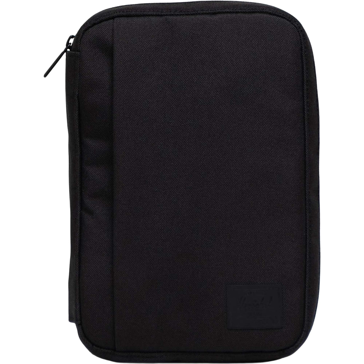 Herschel Burrard Tech Organizer in Recycled Polyester Embroidery - Black - Front
