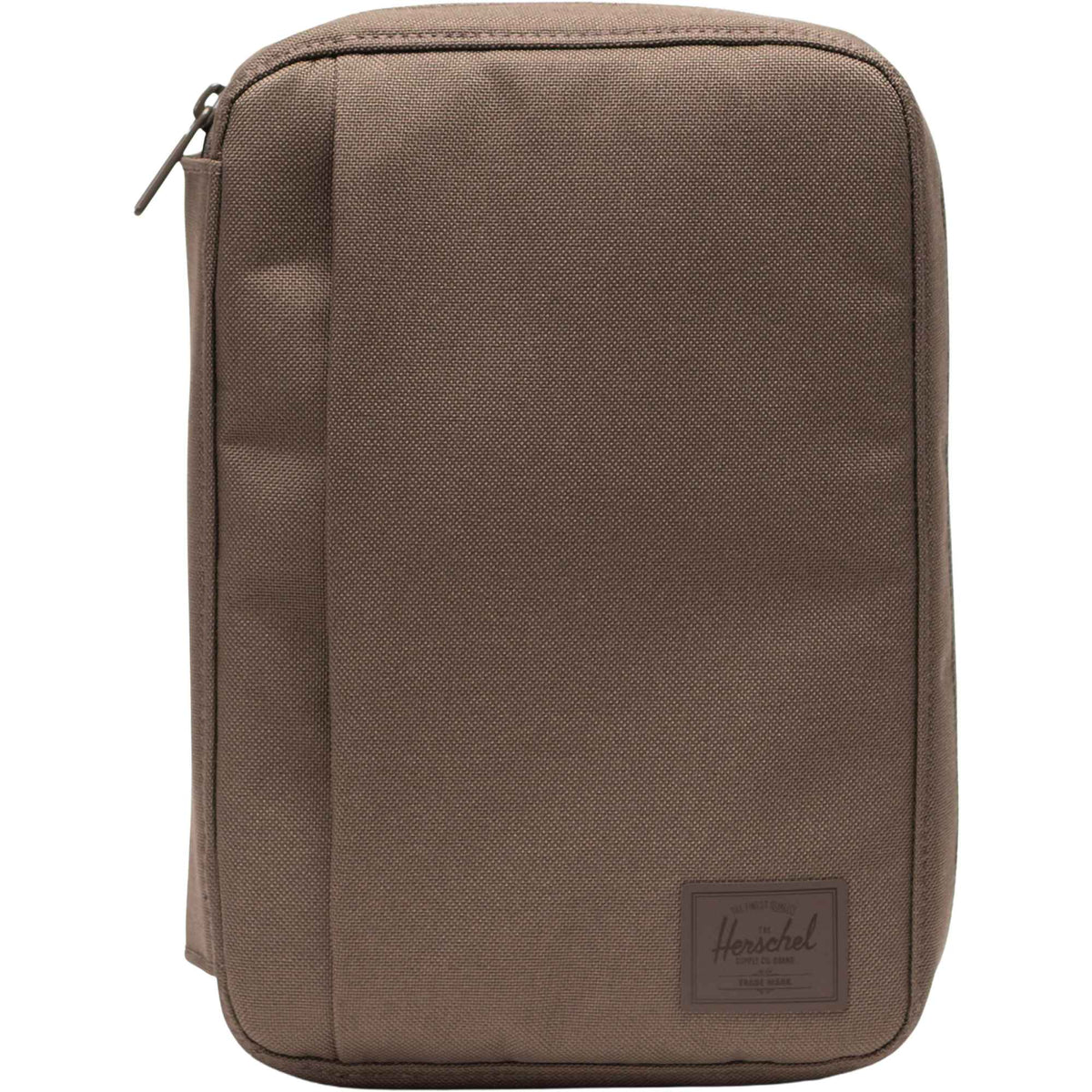 Herschel Burrard Tech Organizer in Recycled Polyester Embroidery - Light Brown - Front