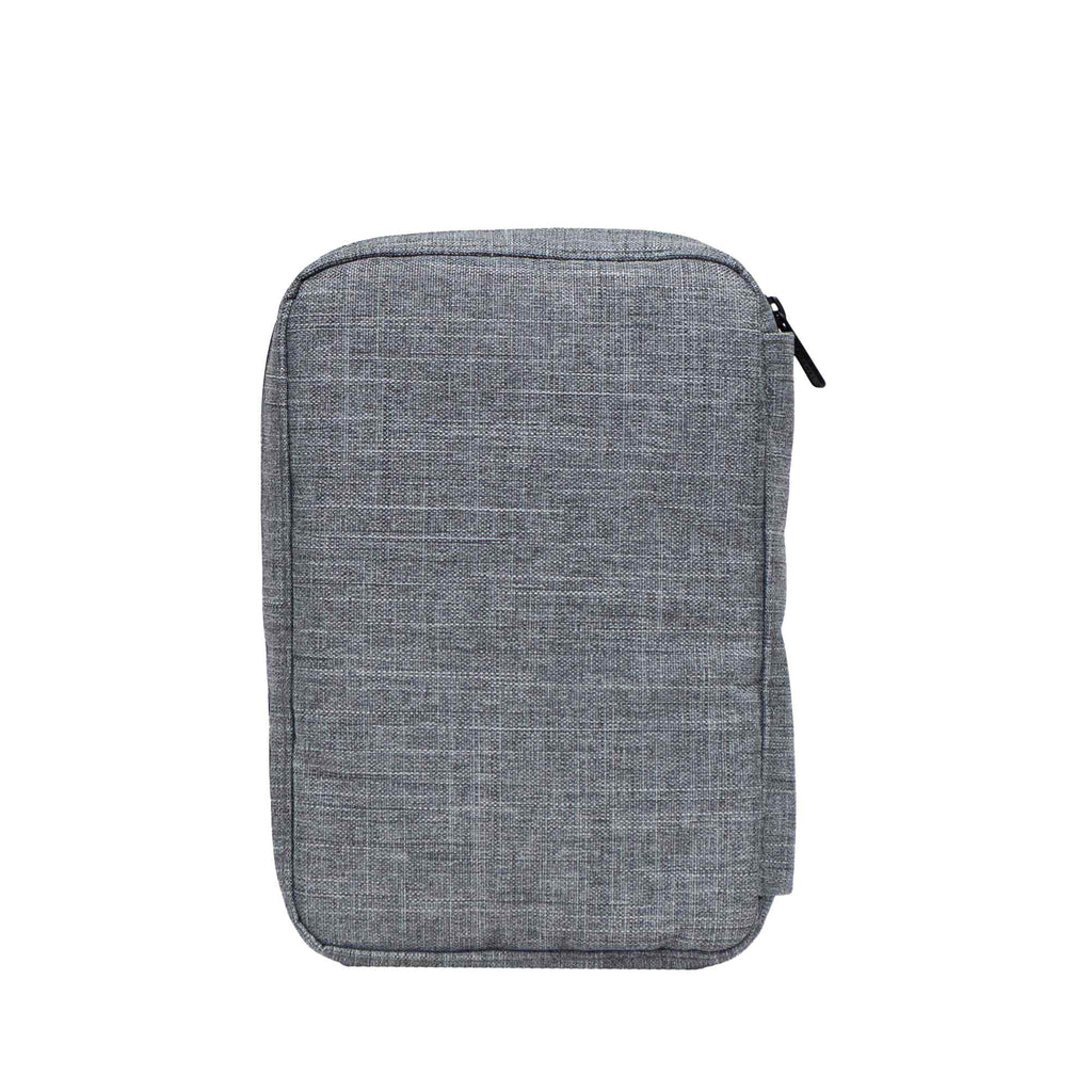 Herschel Burrard Tech Organizer in Recycled Polyester Embroidery - Raven Crosshatch - Back