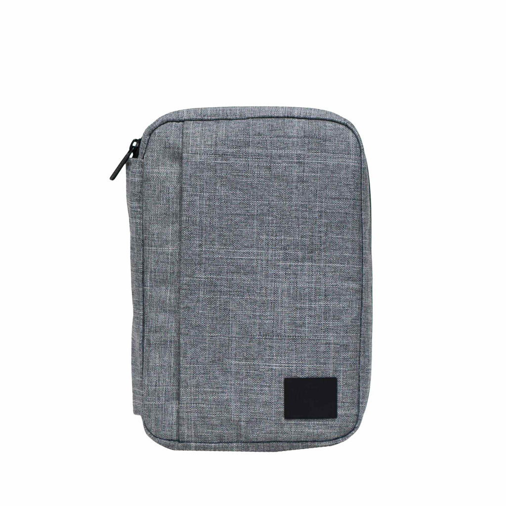 Herschel Burrard Tech Organizer in Recycled Polyester Embroidery - Raven Crosshatch - Front