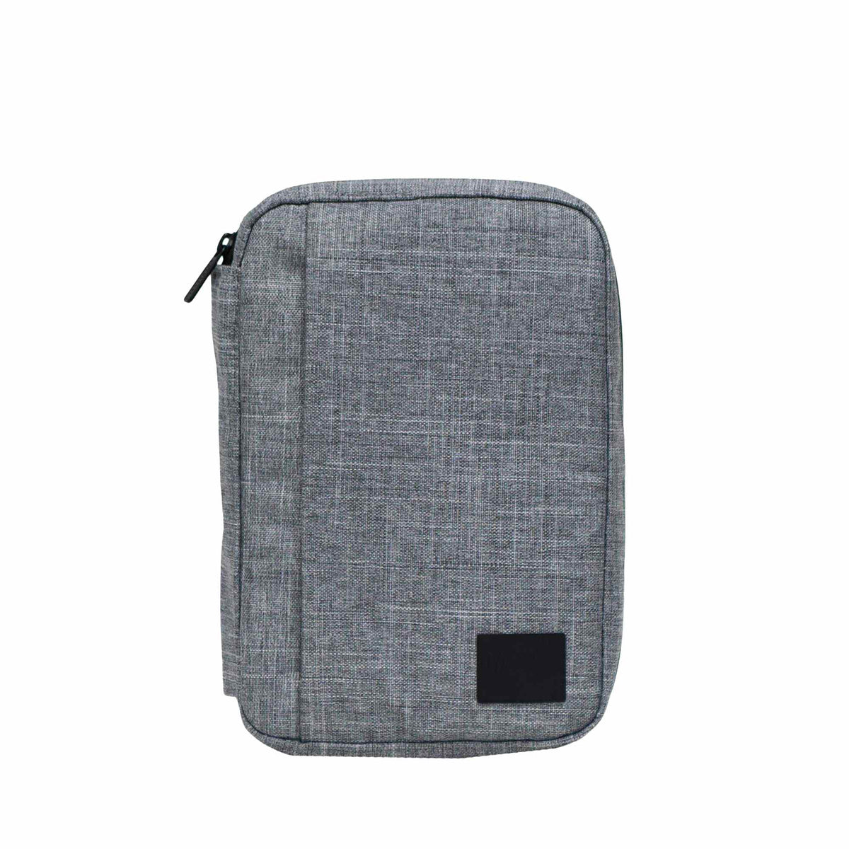 Herschel Burrard Tech Organizer in Recycled Polyester Embroidery - Raven Crosshatch - Front