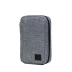 Herschel Burrard Tech Organizer in Recycled Polyester Embroidery - Raven Crosshatch - Left Angle