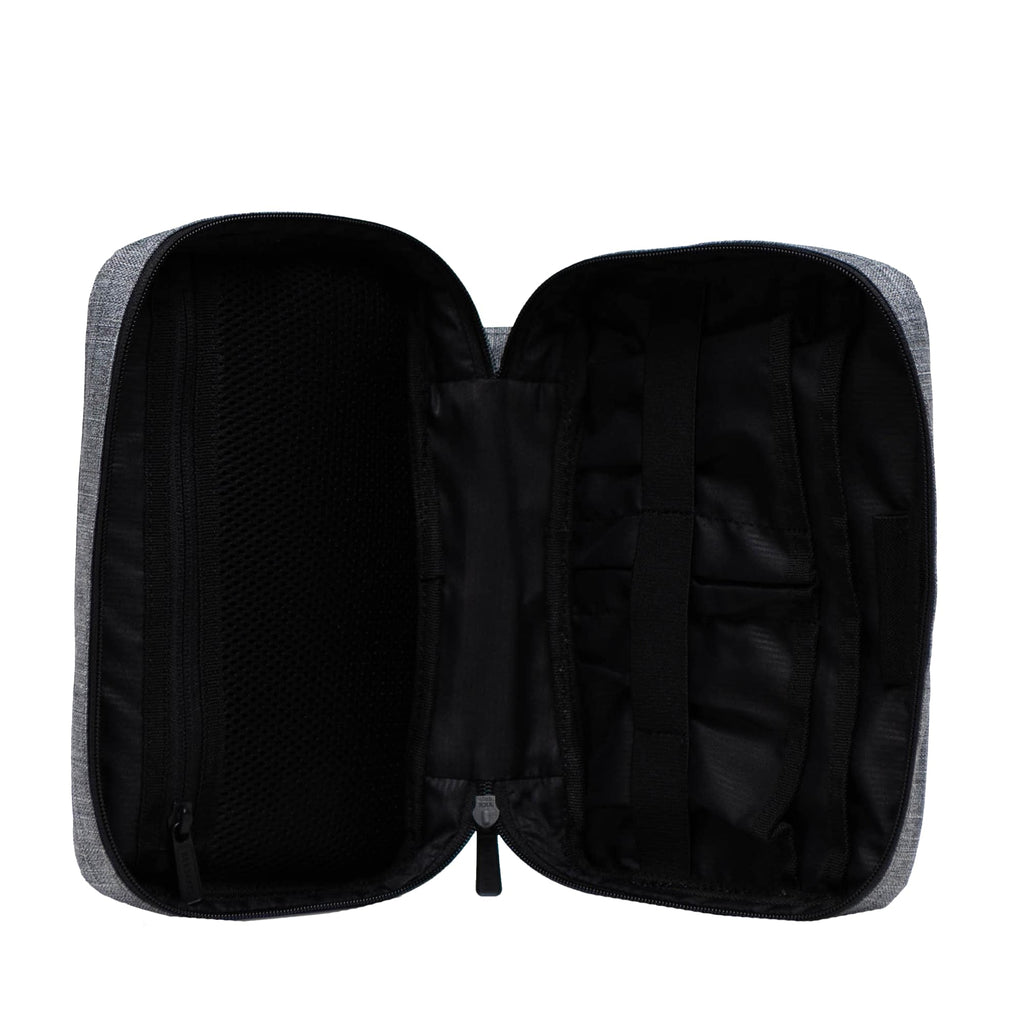 Herschel Burrard Tech Organizer in Recycled Polyester Embroidery - Raven Crosshatch - Opn
