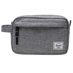 Herschel Chapter Travel Kit, Recycled Transfer - Raven Crosshatch - Front