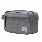 Herschel Chapter Travel Kit, Recycled Transfer - Raven Crosshatch - Left Angle