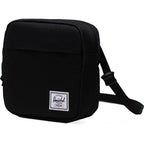 Herschel Classic Crossbody Bag in Recycled Fabric Transfer - Black - Back Left Angle 2
