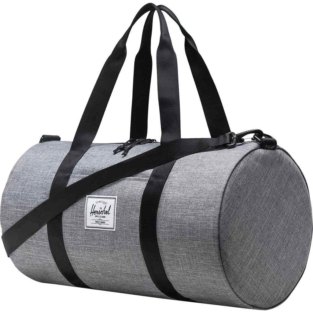Herschel Classic Gym Bag in Recycled Polyester Transfer - Raven Crosshatch - Left Angle