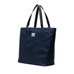 Herschel Classic Tote in Recycled Fabric Embroidery - Navy - Left Angle