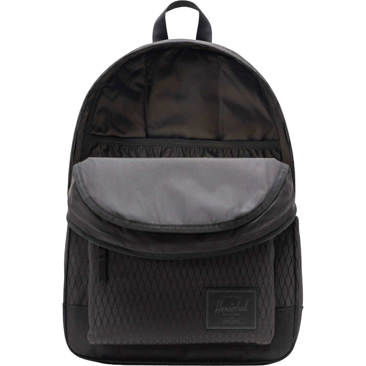 Herschel Classic XL Backpack in Recycled Polyester, 15 Inch Embroidery - Black Diamond - Photo 3