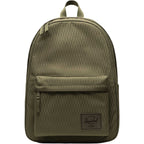 Herschel Classic XL Backpack in Recycled Polyester, 15 Inch Embroidery - Ivy Green Diamond - Front