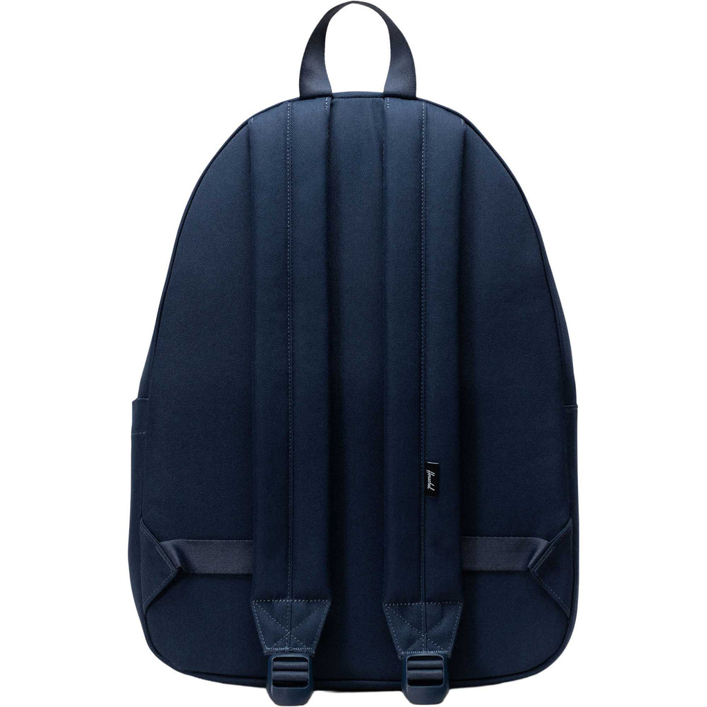 Herschel Classic XL Backpack in Recycled Polyester, 15 Inch Embroidery - Navy - Back