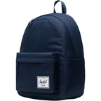Herschel Classic XL Backpack in Recycled Polyester, 15 Inch Embroidery - Navy - Left Angle