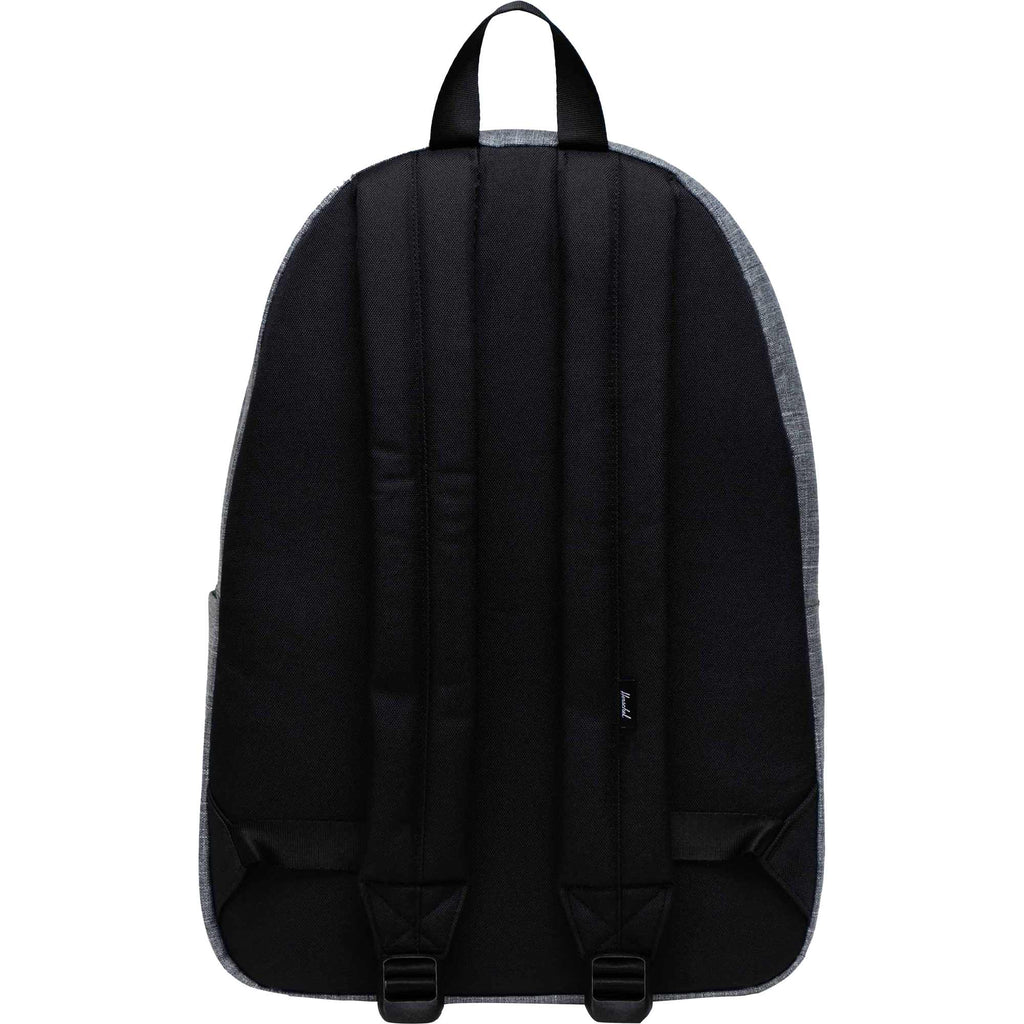 Herschel Classic XL Backpack in Recycled Polyester, 15 Inch Embroidery - Raven Crosshatch - Back