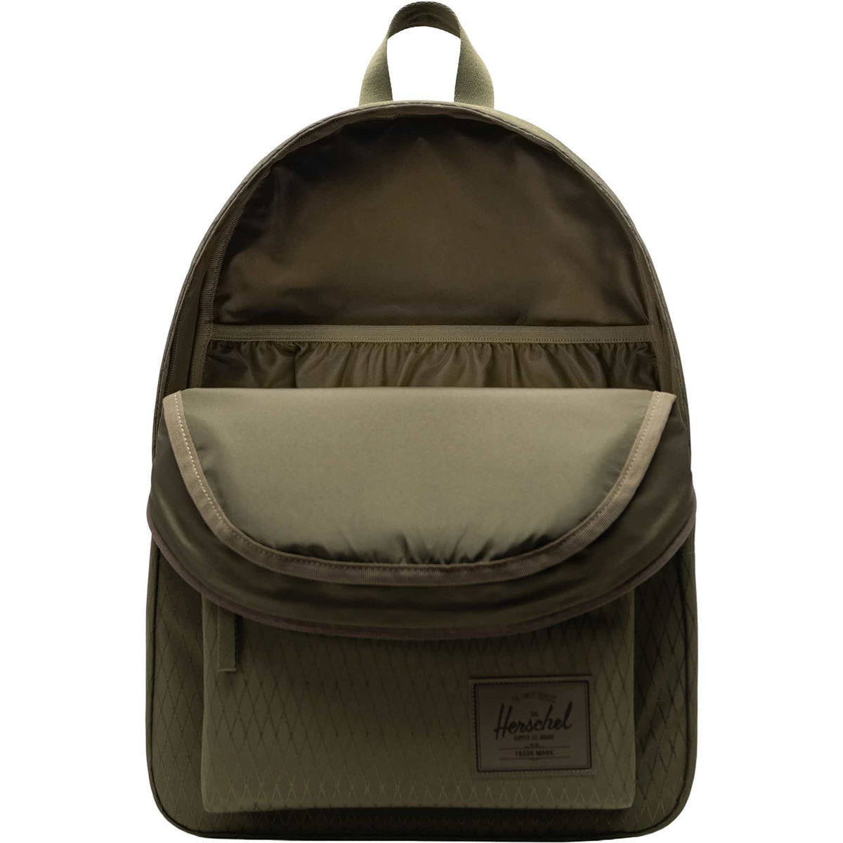 Herschel Classic XL Backpack in Recycled Polyester, 15 Inch Transfer - Ivy Green Diamond - Photo 2