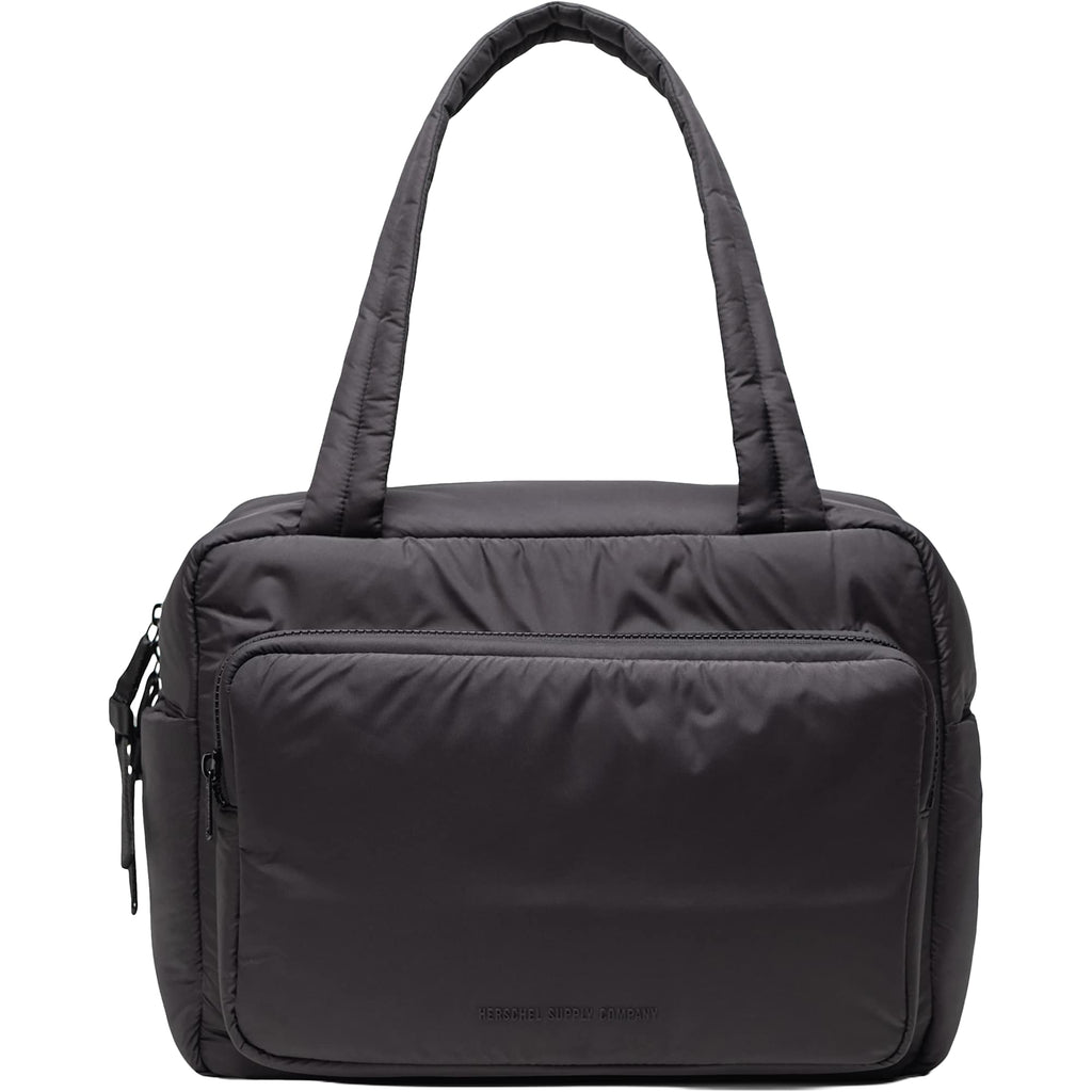 Herschel Cloudform Padded Duffel Bag Embroidery - Black - Front 4