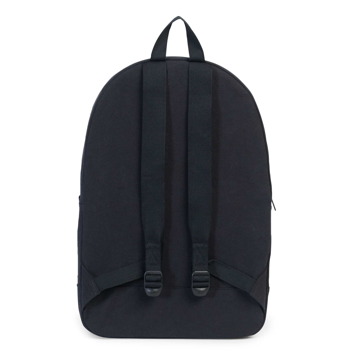 Herschel Cotton Daypack in Washed Canvas Embroidery - Black - Back
