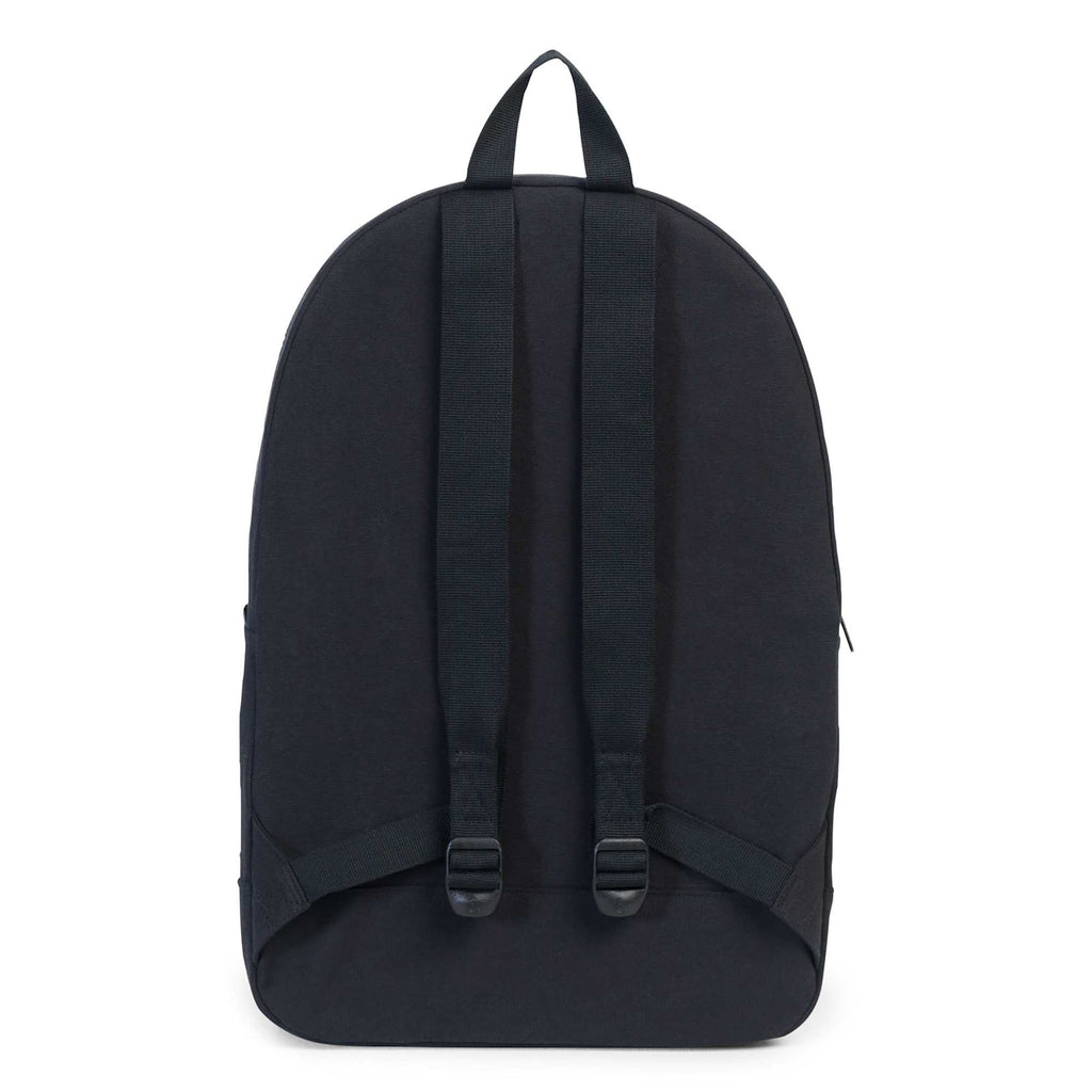 Herschel Cotton Daypack in Washed Canvas Transfer - Black - Back