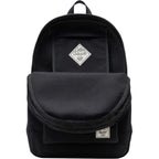 Herschel Cotton Daypack in Washed Canvas Transfer - Black - Open 2