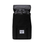 Herschel Eco Retreat Backpack for 15 Inch Laptops Embroidery - Black - Front Open