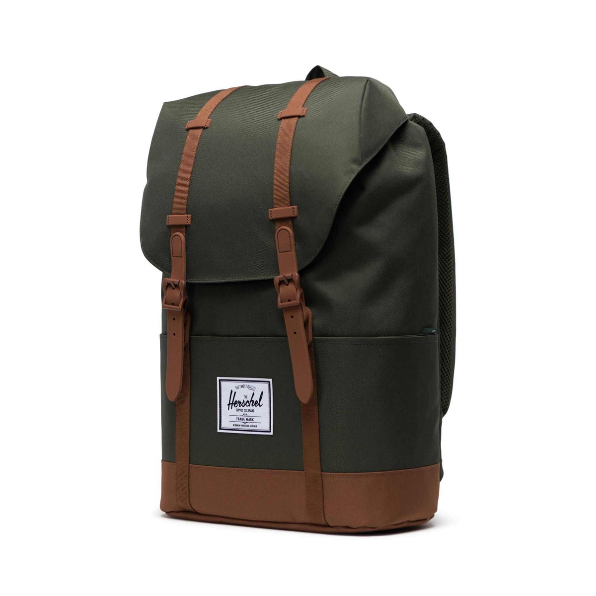 Herschel Eco Retreat Backpack for 15 Inch Laptops Embroidery - Forest - Left Angle