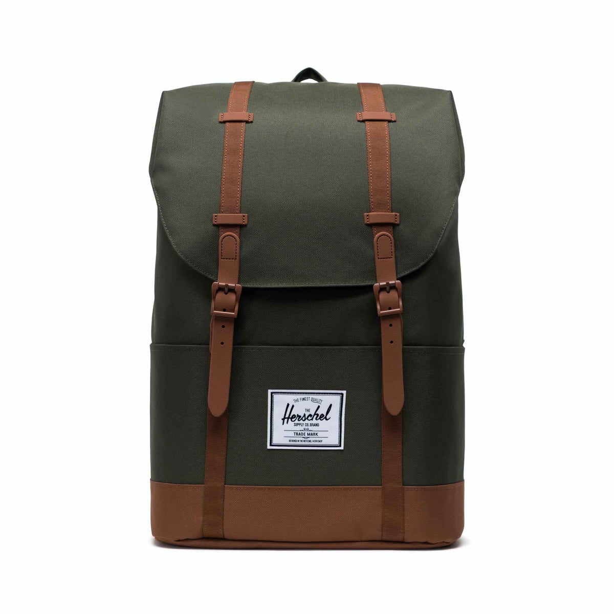 Herschel Eco Retreat Backpack for 15 Inch Laptops Transfer - Forest - Front
