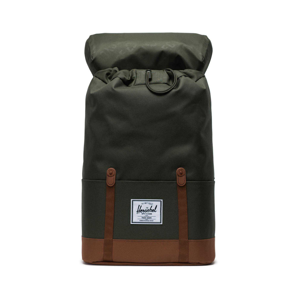 Herschel Eco Retreat Backpack for 15 Inch Laptops Transfer - Forest - Open