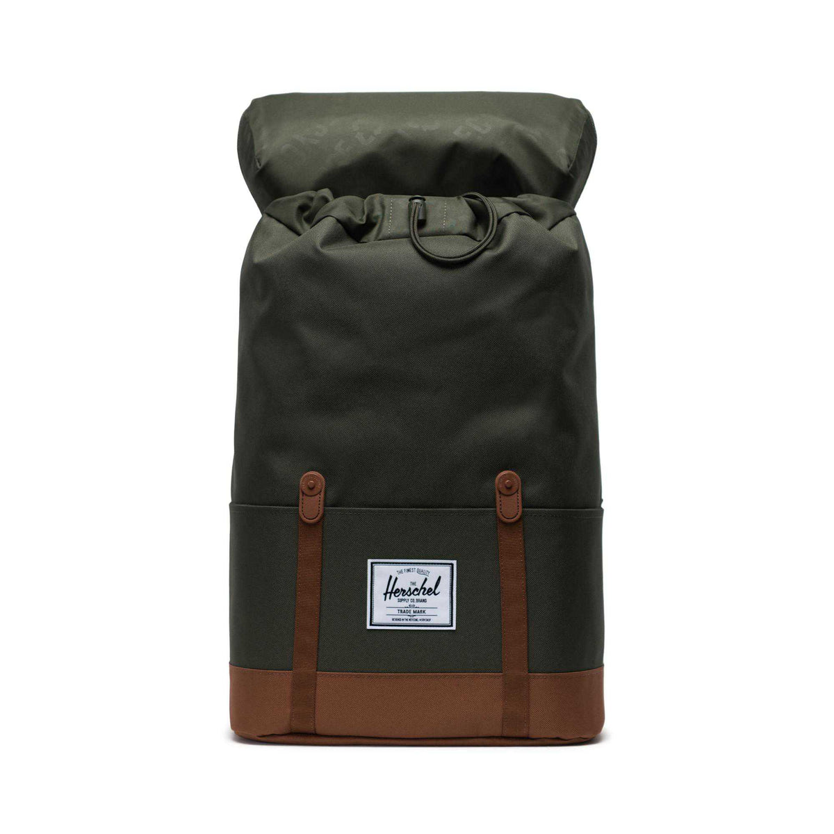 Herschel Eco Retreat Backpack for 15 Inch Laptops Transfer - Forest - Open