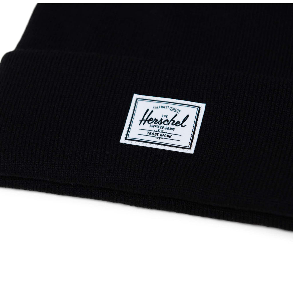 Herschel Elmer Cuff Beanie Embroidery - Black - Back 2