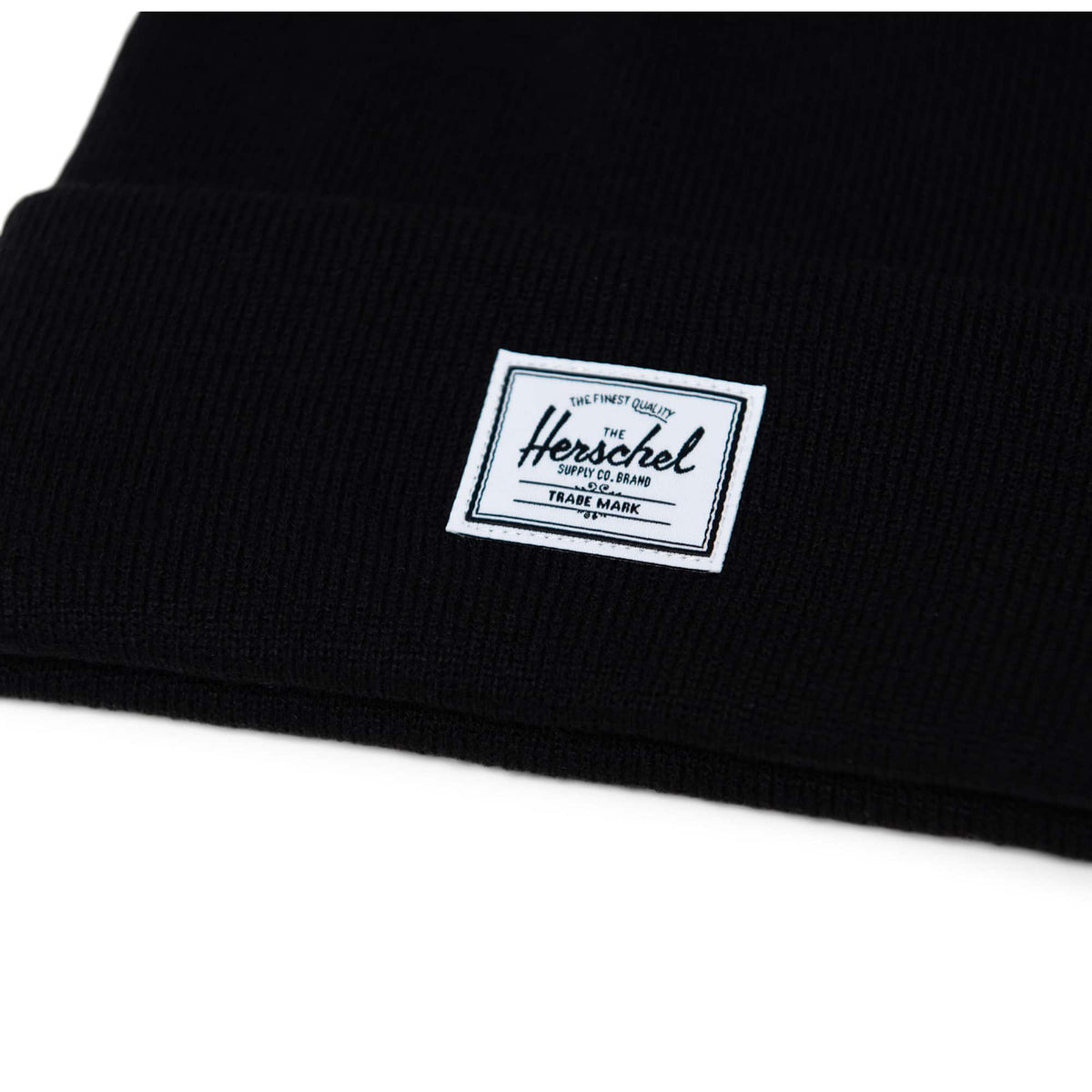 Herschel Elmer Cuff Beanie Embroidery - Black - Back 2
