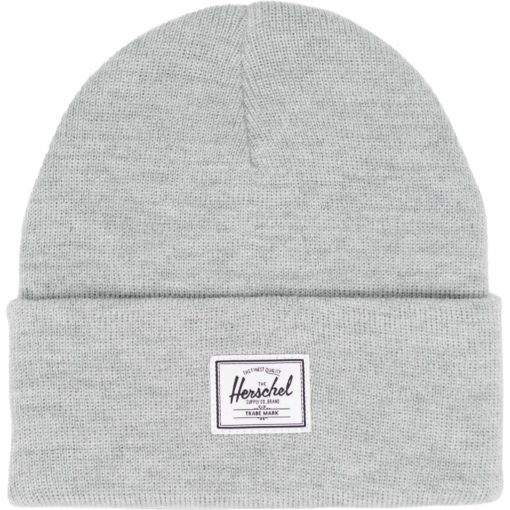 Herschel Elmer Cuff Beanie Embroidery - Heather Grey - Back