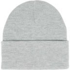 Herschel Elmer Cuff Beanie Embroidery - Heather Grey - Front