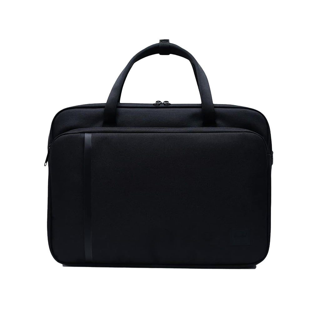 Herschel Gibson Tech Messenger Bag Transfer - Black - Front