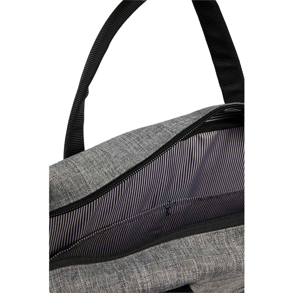 Herschel Gibson Tech Messenger Bag Transfer - Raven Crosshatch - Open Detail