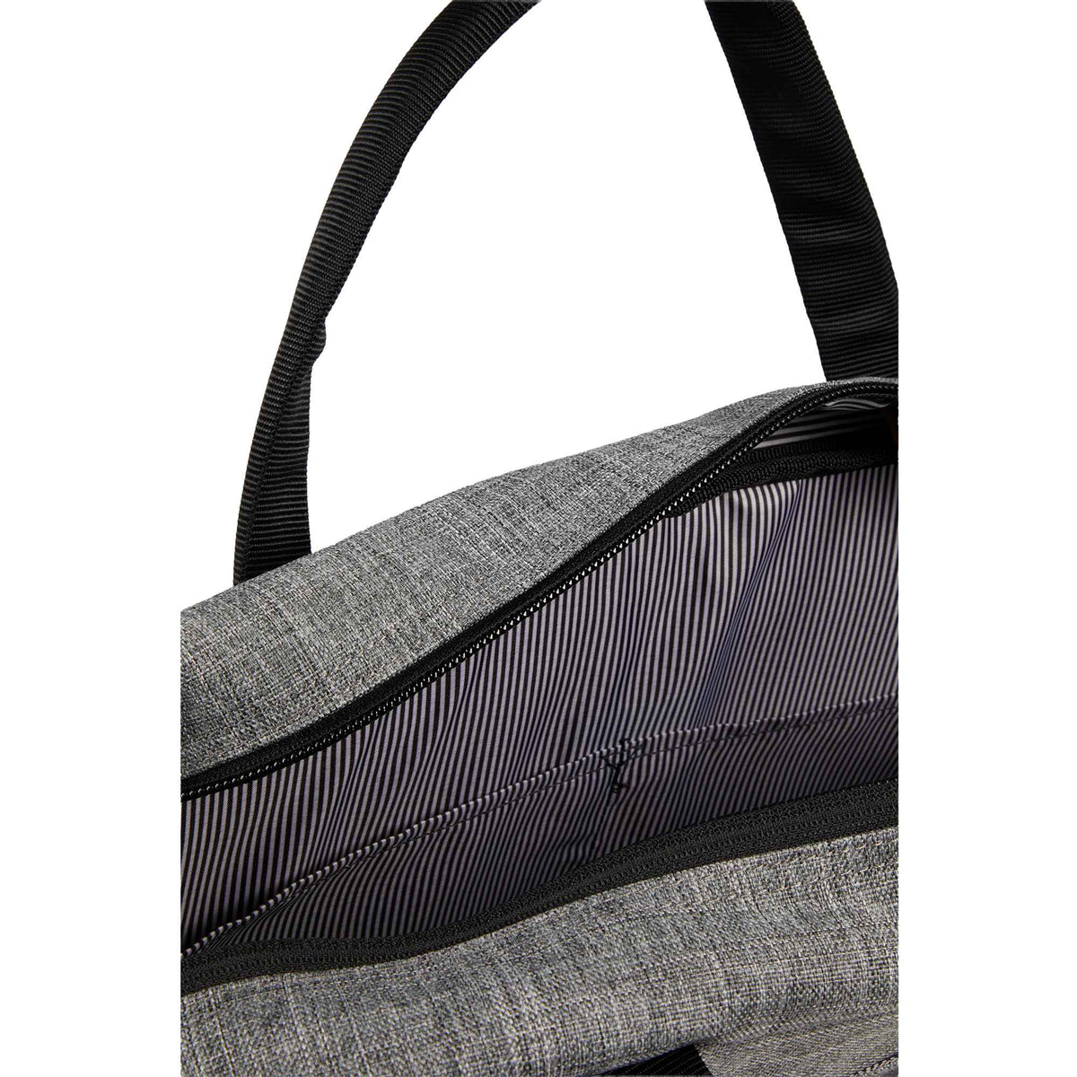 Herschel Gibson Tech Messenger Bag Transfer - Raven Crosshatch - Open Detail