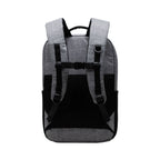 Herschel Kaslo Tech Daypack in Recycled Polyester, 16 Inch Embroidery - Raven Crosshatch - Back