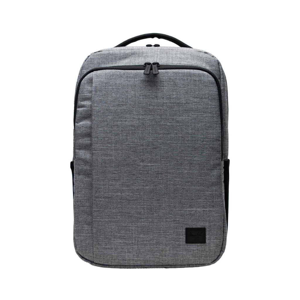 Herschel Kaslo Tech Daypack in Recycled Polyester, 16 Inch Transfer - Raven Crosshatch - Front 3