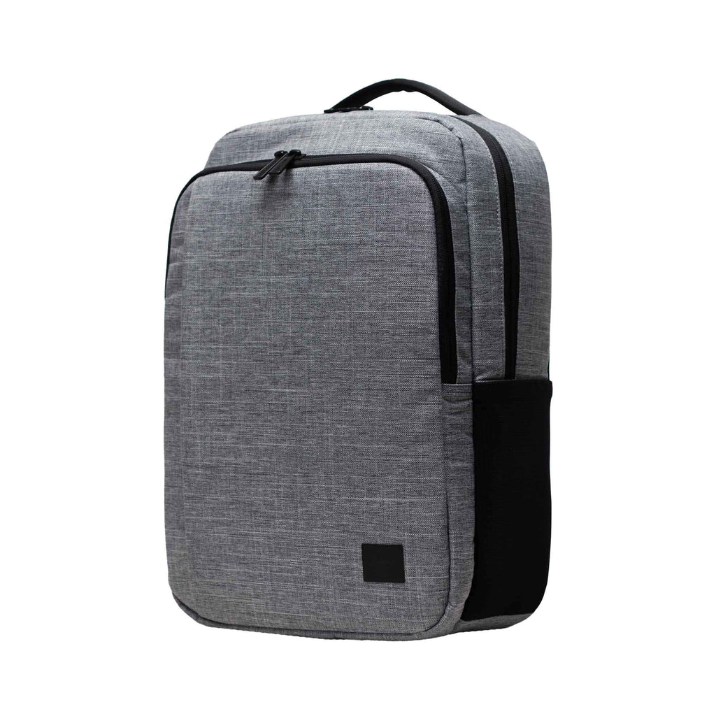 Herschel Kaslo Tech Daypack in Recycled Polyester, 16 Inch Transfer - Raven Crosshatch - Left Angle
