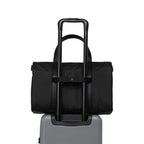 Herschel Novel Carry On Duffel Bag with Laptop Sleeve Embroidery - Black Tonal - Back 2