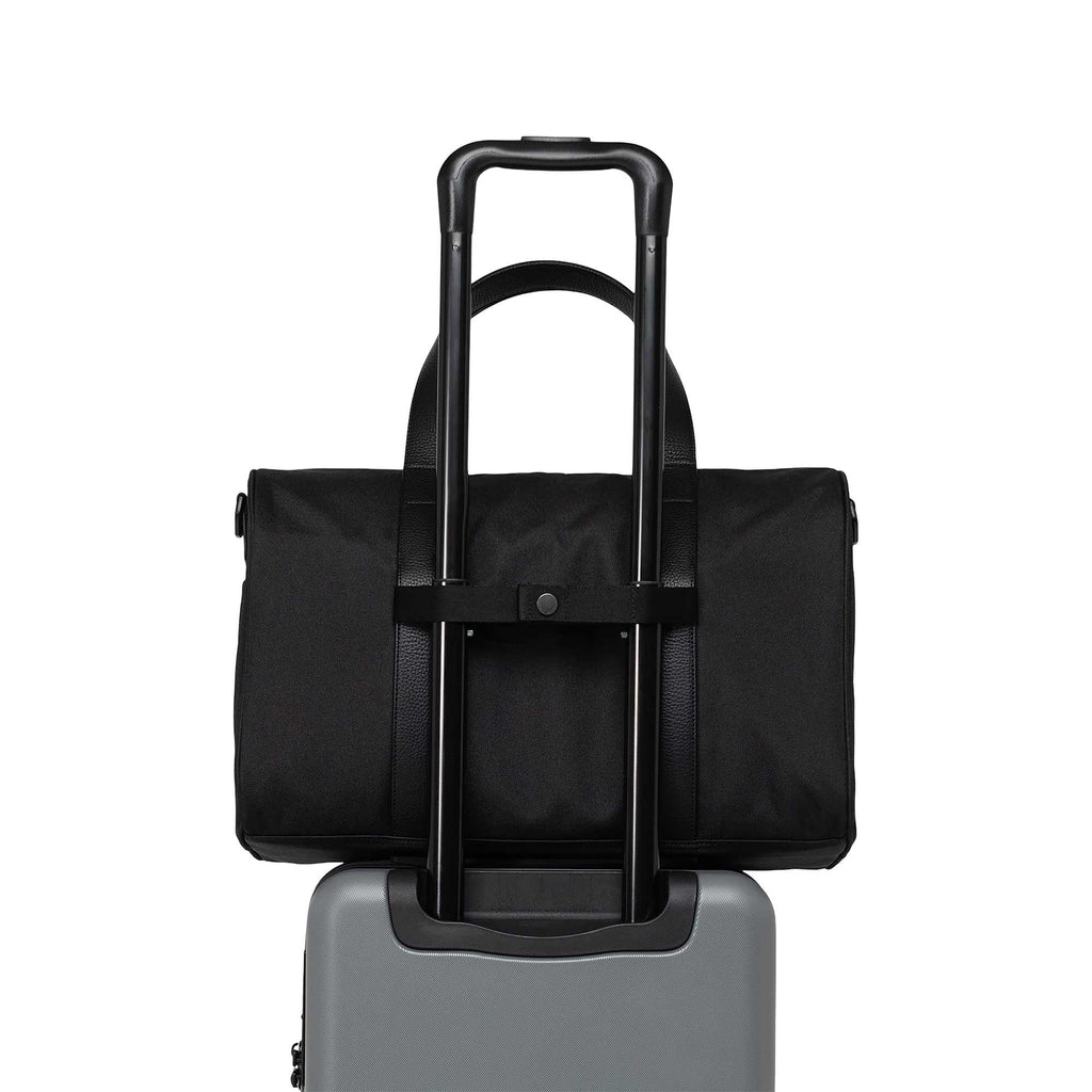 Herschel Novel Carry On Duffel Bag with Laptop Sleeve Transfer - Black Tonal - Back 2