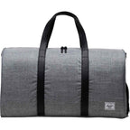 Herschel Novel Duffel Bag in Recycled Polyester Transfer - Raven Crosshatch - Front