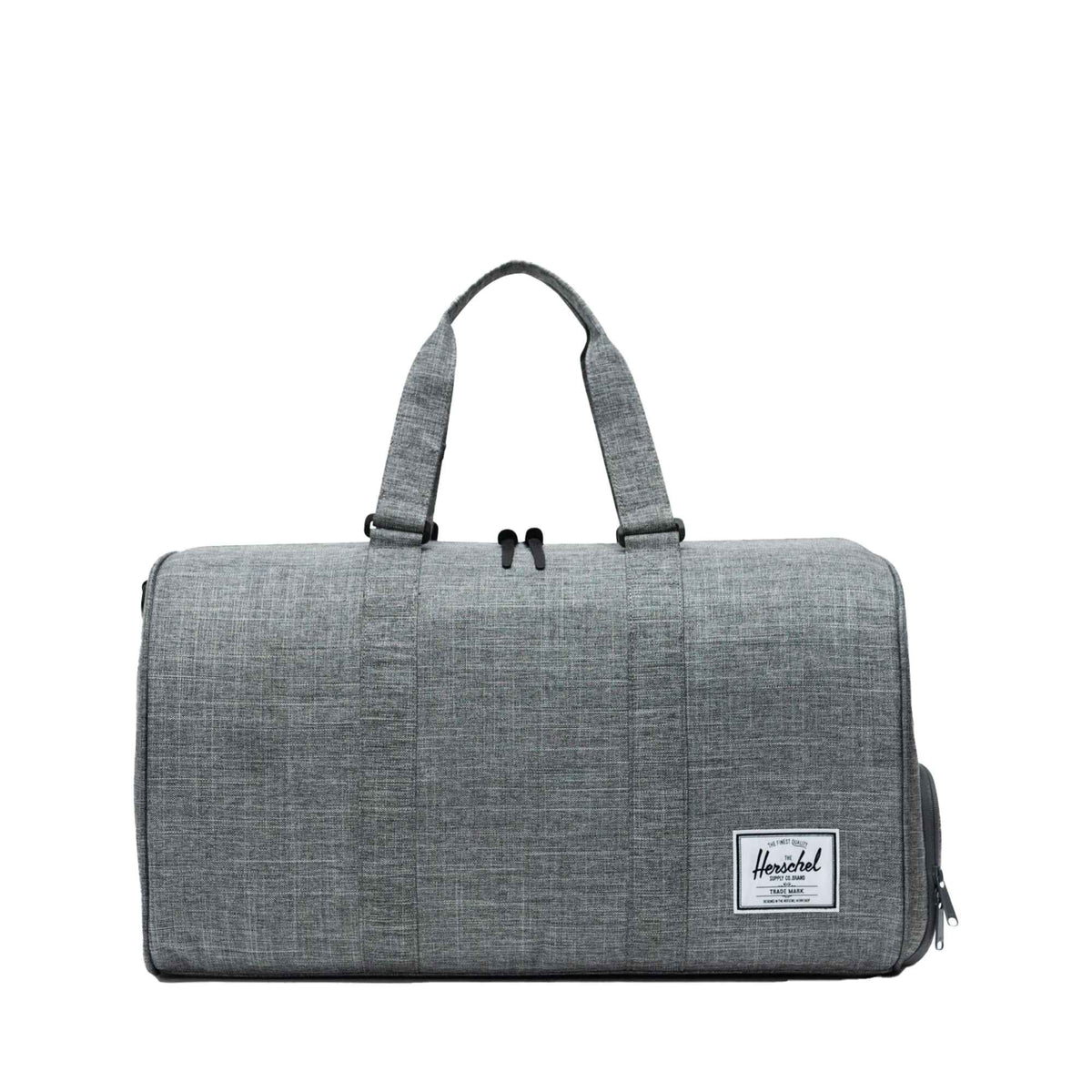 Herschel Novel Duffel Bag with Shoe Compartment, 20 Inches Transfer - Raven Crosshatch - Front