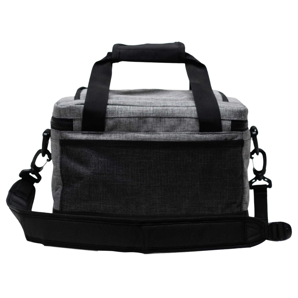 Herschel Pop Quiz Cooler for 12 Cans Transfer - Raven Crosshatch - Back